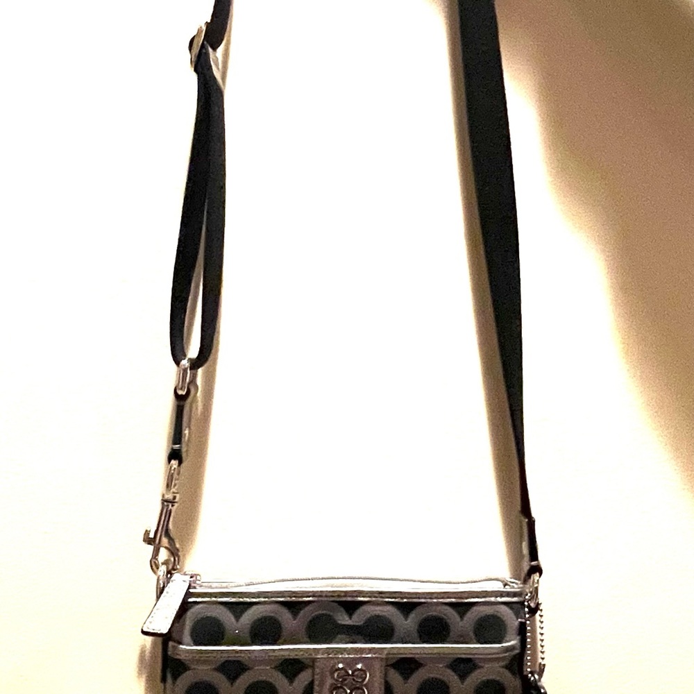 Coach Black and Silver Bag with Tag - Picture 10 of 10